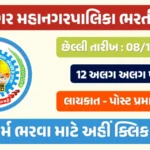 ભાવનગર મહાનગરપાલિકા ભરતી 2025 Bhavnagar Municipal Corporation Recruitment