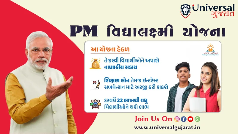 PM Vidya Lakshmi Yojana: પીએમ વિદ્યાલક્ષ્મી યોજના ગેરંટી વગર ₹ 10 લાખ સુધી એજ્યુકેશન લોન