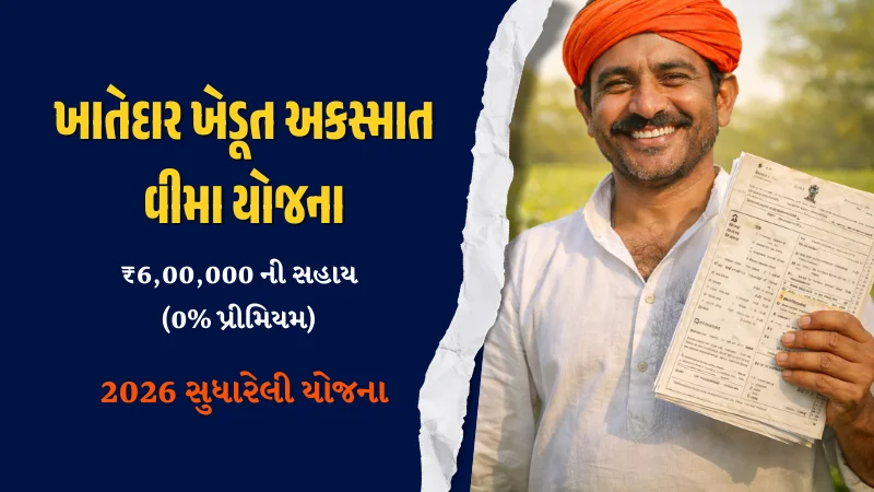 Khedut Akasmat Vima Yojana 2026 - Gujarat Farmer Family